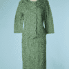 B6387-Tailleur-1950-vert-brode-au-ruban-t40-42-001