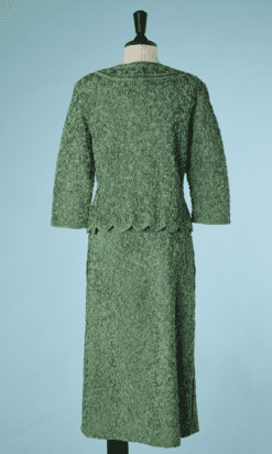 B6387-Tailleur-1950-vert-brode-au-ruban-t40-42-001