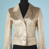 B3923-Blouson-Veste-Valentino-en-brocard-rose-et-or-t38-001