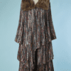 B4478-Cape-1920-rose-viloet-turquoise-orange-lame-argent-col-fourrure-double-velours-001
