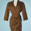 B6139-Tailleur-Thierry-Mugler-en-coton-kaki-t38-001