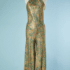 B6299-Combinaison-pantalon-1970-multicolore-et-lurex-or-t40-001