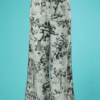 B7082-Pantalon-Christian-Dior-en-soie-blanc-imprime-toile-de-joui-t38-001