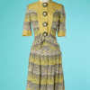 B7182-Tailleur-1940-en-lin-jaune-et-rayonne-imprime-de-fleurs-t34-001