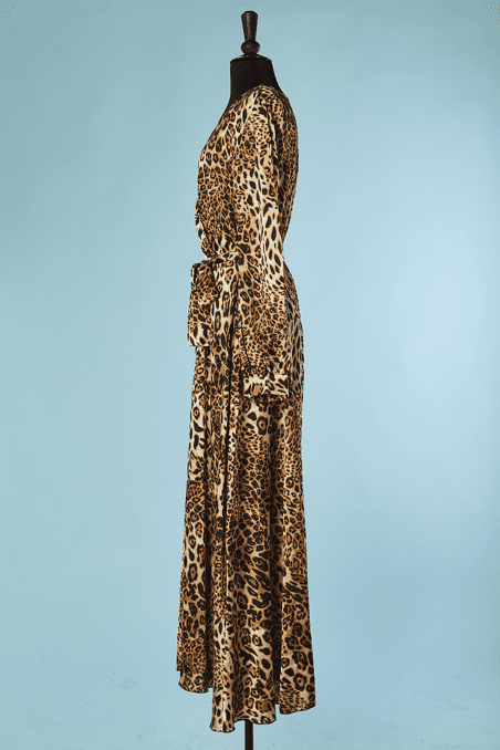 Robe longue Roberto Cavalli, imprimé tacheté – Image 4