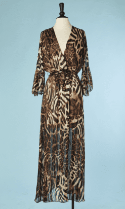 B6591-Robe-longue-Roberto-Cavalli-en-soie-imprime-animal-t38-01