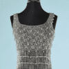 B6602-Top-Loris-Azzaro-en-maille-lurex-argent-et-chainettes-metalliques-t36-01