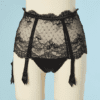 B6612-Culotte-Laperla-en-dentelle-noire-avec-porte-jaretelles-t34-01