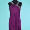 B6632-Robe-Roberto-Cavalli-en-viscose-violette-t42-001