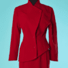 B6672-tailleur-Thierry-Mugler-en-lainage-rouge-t36-001