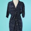 B6738-Robe-Thierry-Mugler-en-soie-marine-imprime-etoiles-ecrues-t40