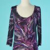 B6739-T-shirt-Roberto-Cavalli-en-maille-rayonne-et-viscose-violet-et-prune-t40