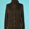 B6766-Pull-et-gilet-Hermes-sport-en-cachemire-marron-t40-001