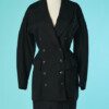 B6787-Tailleur-Alaia-en-lainage-noir-Veste-longue-t38