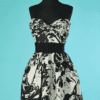 B6825-Robe-bustier-Oscar-de-la-Renta-en-soie-blanche-et-noire-t42-001