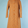 B4873-Manteau-en-lainage-orange-ecossais-Madame-Gres-1972-T40-01
