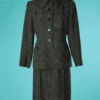 B7332-Tailleur-1940-en-lainage-noir-carreaux-ecrus-t40-001