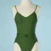 B6107-Maillot-de-bain-vert-kaki-John-Galliano-t34-001