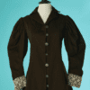 B7837-Veste-1890-en-lainage-marron-avec-guipure-aux-manches-t36-01