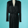 B7969-Robe-Thierry-Mugler-en-satin-noir-avec-pressions-t34-36-01
