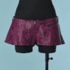 B8249-Mini-short-en-serpent-rose-violet-t38-01