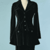B8421-Tailleur-Chantal-Thomass-3-pieces-en-velours-noir-avec-rubans-t38-01