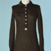B8473-Polo-Courreges-manches-longues-en-coton-marron-t0-01