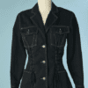 B8492-Veste-Lolita-Lempicka-en-toile-de-coton-noir-avec-lacets-t38-01