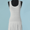 B8535-Robe-Jean-Paul-Gaultier-en-maille-de-coton-blanc-t34-01