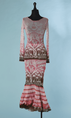 B8722-Ensemble-Jean-Paul-Gaultier-rose-et-blanc-Tahiti-t36-01