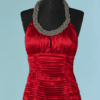B9192-Top-en-satin-plisse-rouge-col-perle-argent-t36-38-01