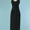 B9207-Robe-chanel-en-soie-noire-1990-boutons-elephant-t38-01