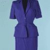 B9213-Tailleur-Thierry-Mugler-en-pique-de-coton-nid-dabeilles-violet-t38-01
