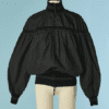 B9236-Blouson-Jean-Paul-Gaultier-en-coton-et-polyamide-noir-t42-01
