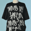 B9253-Tee-shirt-Comme-des-Garcons-en-polyester-noir-et-blanc-t-XS 01