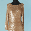C1328-Pull-Gianfranco-Ferre-en-maille-doree-et-paillettes-t42-01