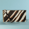 B9733-Clutch-Balenciaga-en-chevre-blanc-marron-noir-01