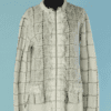 B9767-Gilet-Chanel-2005-en-cachemire-blanc-a-carreaux-gris-franges-et-paillettes-t44-01