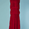 B9802-Tailleur-Rochas-en-mousseline-de-soie-plissee-fuchsia-t40-01