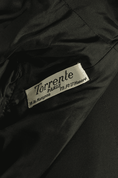 Manteau Torrente 1970 noir imprimé de fleurs multicolores – Image 7