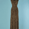 C0015-Robe-longue-Christian-Lacroix-en-coton-et-viscose-marron-imprime-beige-t34-01