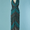 C0016-Robe-longue-Missoni-en-maille-rayonne-et-soie-ajoure-turquoise-marron-t36-01