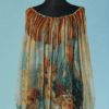 C0032-Tunique-Jean-Paul-Gaultier-en-mousseline-imprimee-fond-marin-t40-01