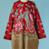 C0048-Kimono-chinois-en-soie-rouge-brode-or-et-couleurs-01