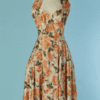 C0297-Robe-1950-en-coton-et-soie-beige-imprime-de-fleurs-oranges-t38-01
