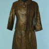 C0860-2500E-Tailleur-robe-Christian-Dior-noire-cannage-or-soie-T38-01