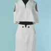 C0946-Tailleur-Hermes-en-pique-de-coton-blanc-t40-01