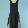 C1162-Robe-Celine-en-laine-et-viscose-grise-avec-echancrures-t40-01