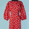 C1395-Robe-Saint-Laurent-en-coton-rouge-imprime-bulldogs-t36-01