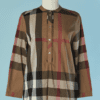 C1474-Chemisier-Burberry-en-cotons-ecossais-volant-plastron-t38-01